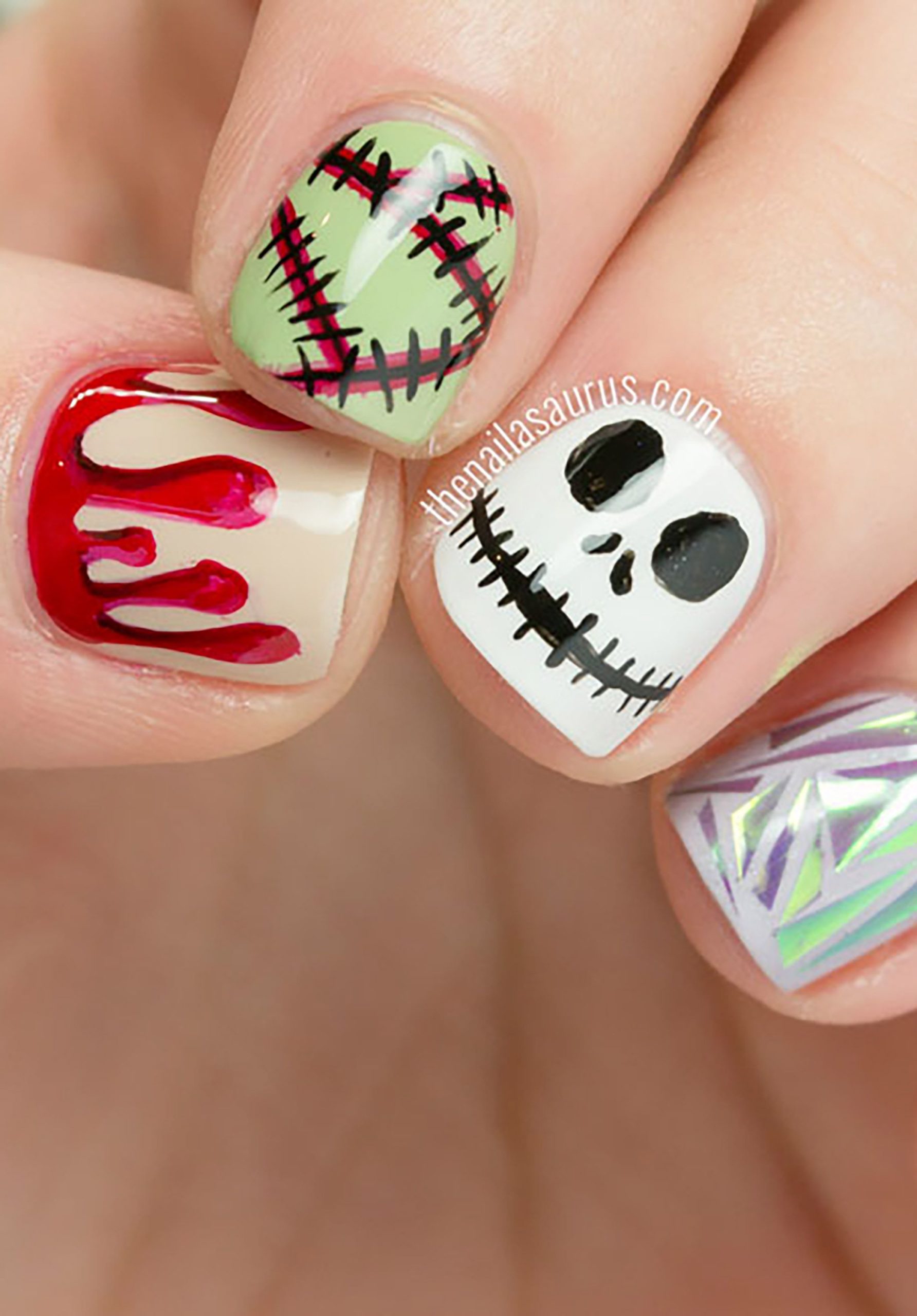 50 Creative Halloween Nails Ideas for Girls - eSnackable
